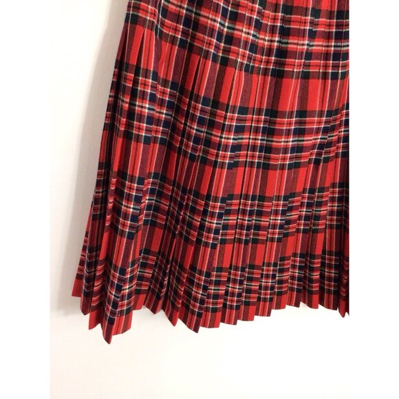 Lochcarron Plaid Wool Skirt Authentic Tartan Kilt Made In Scotland Women Small - Picture 3 of 8
